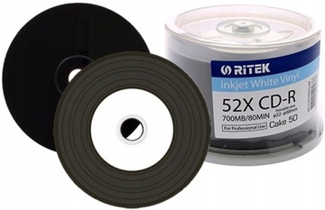 PŁYTY CD-R Traxdata RITEK Printable Vinyl 25 szt