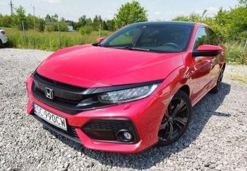 Honda Civic X Hatchback 5d 1.5 VTEC Turbo 182KM 2018 Honda Civic Honda Civic X 1.5T pelna opcja 1.5 Benzyna 182KM, zdjęcie 1