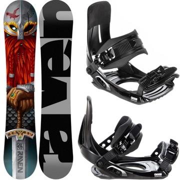 Deska snowboardowa RAVEN Dwarf 150cm + MP180