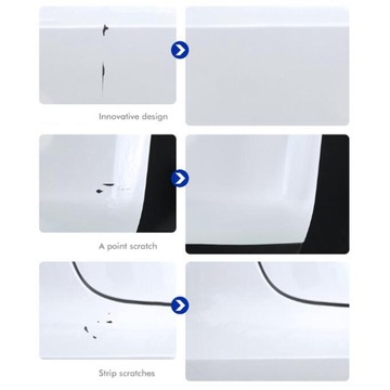 Lakier do poprawek samochodowych z polerowanym pisakiem Easy Solution Car Scratch Repair Brown