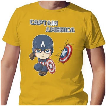 KOSZULKA T-SHIRT CAPTAIN AMERICA MARVEL 3XL JAKOŚĆ