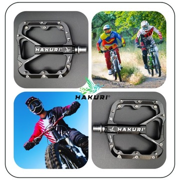 HAKURI PLATFORM STAINLESS ALUMINIUM BEADS 3 подшипника Легкий DH ENDURO MTB