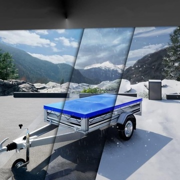 БРЕЗЕНТ ПРИЦЕПА, ПЛОСКИЙ БРЕЗЕНТ ПРИЦЕПА