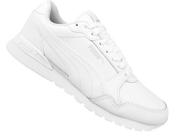 PUMA ST RUNNER 384904 02 BUTY BIAŁE LEKKIE SKÓRA