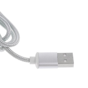 USB Data Sync Kabel ładujący Nylonowy pleciony prz