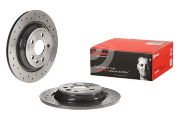 BREMBO TARCZE TYŁ VOLVO S60 V60 S80 V70 XC70