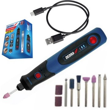 DEDRA DED7940Z1 АККУМУЛЯТОРНАЯ МИНИ-Шлифмашина 3,6 В