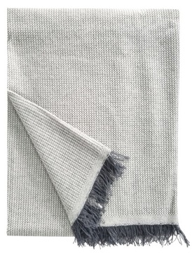 NARZUTA KREMOWA SZARA 260X300 Z FRĘDZLAMI NATURALNA BAWEŁNA DUŻA XXXL