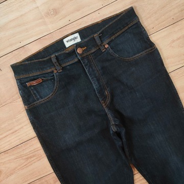 WRANGLER Texas Slim Spodnie Jeansowe Męskie r. W33 L32