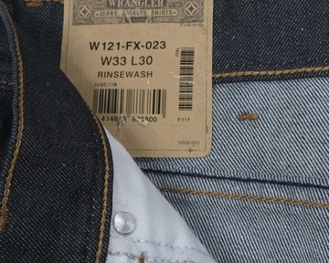 WRANGLER TEXAS STRETCH jeansy rinsewash W32 L36