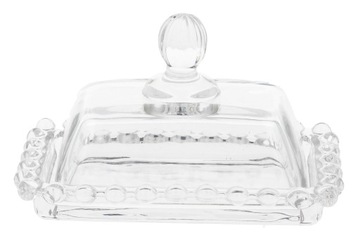 МАСЛЕНКА МАСЛЕНКА СТЕКЛЯННЫЙ КОНТЕЙНЕР С КРЫШКОЙ ДЛЯ МАСЛА, ПРОЗРАЧНЫЙ