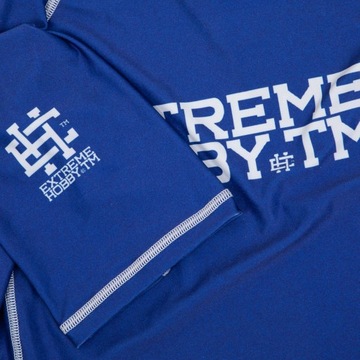 Мужская футболка MMA BJJ Crossfit, синяя XL EXTREME HOBBY