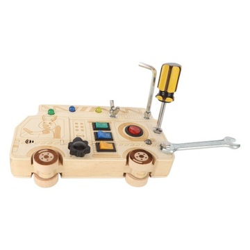 Деревянные сенсорные игрушки со светодиодной подсветкой для мам.