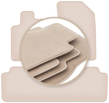 Velurové koberce 10 mm Premium pro: Citroen C5 I kombi, sedan 2001-2008