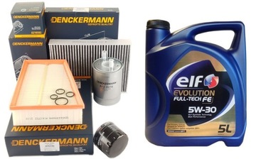 FILTRY 5L OLEJU ELF 5W30 RENAULT SCENIC III 1.5dCi