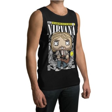 TANK TOP HORROR/ROCK NIRVANA KURT COBAIN