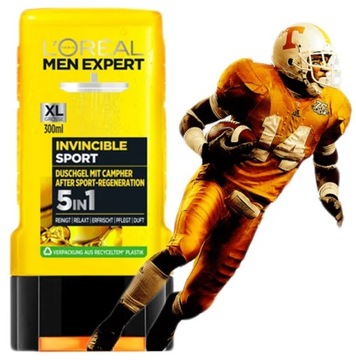 Intensywny żel pod prysznic męski MOCNY ZAPACH LOREAL MEN sport XL z ANGLII
