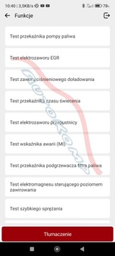 Интерфейс сервисного диагностического сканера FULL THINKDIAG 115 MAREK 149app PL