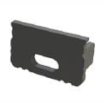 Zaślepka Do Profilu Natynkowego Wysokiego Natynkowy Wysoki Czarna Z Otworem