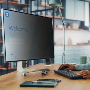 Фильтр приватизации QOLTEC GDPR | 23 дюйма | 16:9