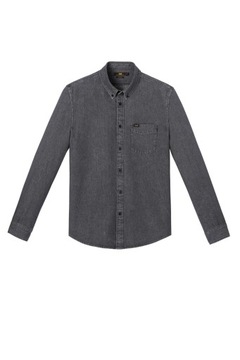 LEE BUTTON DOWN MĘSKA KOSZULA JEANSOWA Z DŁUGIM RĘKAWEM JEANS M