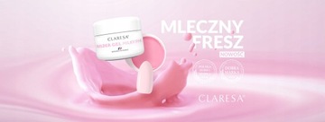 Claresa СТРОИТЕЛЬНЫЙ ГЕЛЬ молочно-розовый 15мл