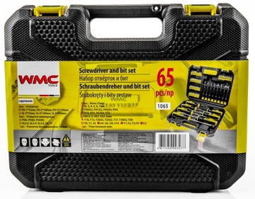 НАБОР ОТВЕРТОК, МАГНИТНЫЕ НАСАДКИ, 65 ШТ.