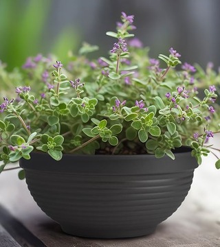 Горшок MISA 44см ГРАФИТ