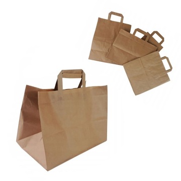 Torba papierowa EKO na CATERING 320x220x250 250szt