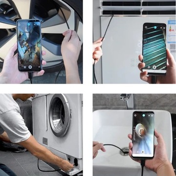 КАМЕРА ДЛЯ ПРОВЕРКИ МАСТЕРСКОЙ ЭНДОСКОП 5M FULL HD IPS ДЛЯ ТРУБ ДВИГАТЕЛЯ ПК