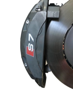 НАКЛЕЙКА AUDI S7 НА ТОРМОЗНОМ СУППОРТЕ, ПЕРЕДНЯЯ РАМКА