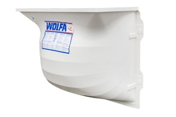 DOŚWIETLACZ NAŚWIETLACZ PIWNICZNY WOLFA 126x131x43 z rusztem 30/30