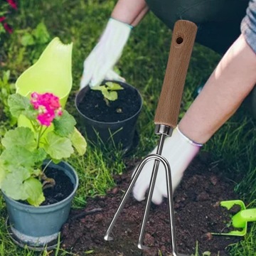 Многофункциональный садовый инструмент, ручные грабли.