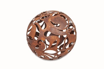 Kula Ogrodowa Dekoracyjna Metal Corten Rdza Lampion Latarnia Rustykalna