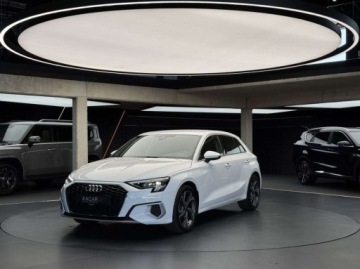 Audi A3 8Y Sportback 1.5 35 TFSI 150KM 2023 Audi A3 Sportback 35 TFSI mHEV Advanced S tronic Nawigacja Podgrzewane f