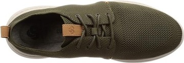 Clarks Step Urban Mix, męskie buty sportowe niskie, zielone (Khaki), 42 EU