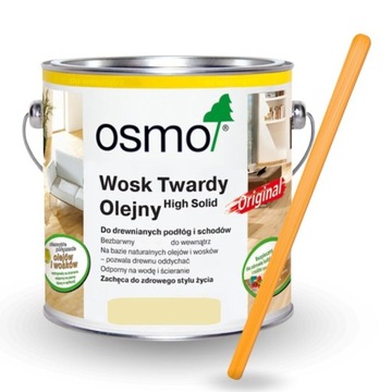 Olej do podłóg Osmo 3062 WOSK TWARDY OLEJNY Bezbarwny matowy 125 ml