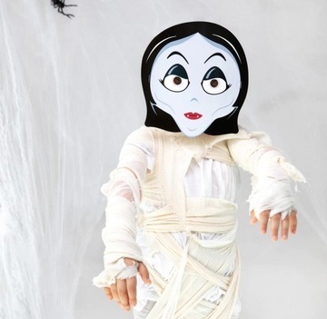 Бумажные маски Halloween Monsters 24х23см 6шт.