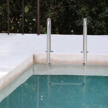 Трехступенчатая стальная лестница для бассейна Costway, 132 см