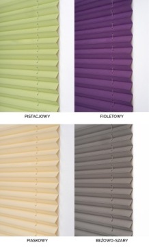 ПЛИССИРОВАННЫЕ ЖАЛЮЗИ, ЖАЛЮЗИ ПЛИССЕ, ЦВЕТА