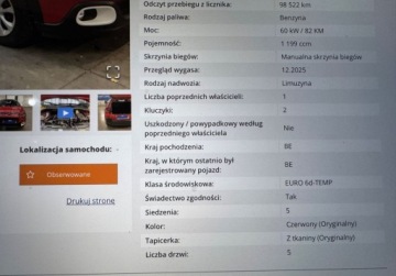 Citroen C3 III Hatchback Facelifting 1.2 PureTech 83KM 2023 Citroen C3 bezwypadkoweserwis asonaviNowy rozrzadfak vatz Belgi 1.2, zdjęcie 22