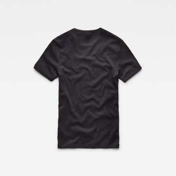 G-STAR Raw Męski Basic 2-pak t-shirtów, Czarny