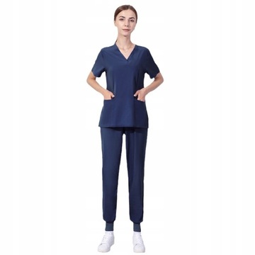 KOMPLET MEDYCZNY KOSZULKA SPODNIE UNIFORM DAMSKI