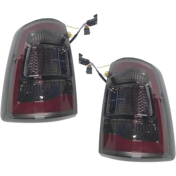 LAMPY LED TYLNE CZARNE DODGE RAM 1500 2009-2018
