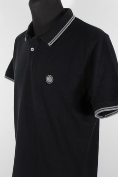 ДОВОЛЬНО ЗЕЛЕНАЯ ЧЕРНАЯ ФУТБОЛКА ПОЛО L BDB