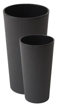 ZESTAW 2 WYSOKICH DONIC LILIA JUMPER śr. 19cm/25cm GRAFIT MAT Lamela