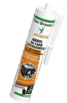 Den Braven Akryl do Farb Lateksowych Biały 280ml