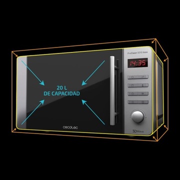 МИКРОВОЛНОВАЯ ПЕЧЬ 700 Вт 20 LProClean 5010