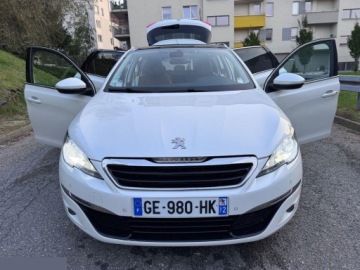 Peugeot 308 II SW 1.6 BlueHDi 120KM 2015 Peugeot 308 1.6 BlueHDi 120 Stop &amp; Start Allure 2015r, zdjęcie 9