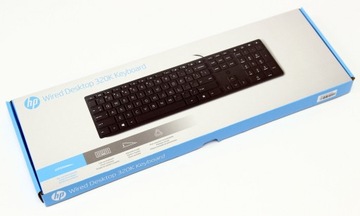 Klawiatura HP 320K USB przewodowa czarna pełnowymiarowa +numeryczna 9SR37AA